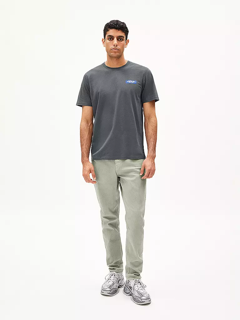 ARMEDANGELS | T-Shirt MAARKOS | Verde scuro