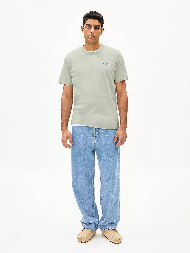 ARMEDANGELS | T-Shirt MAARKOS | Verde chiaro