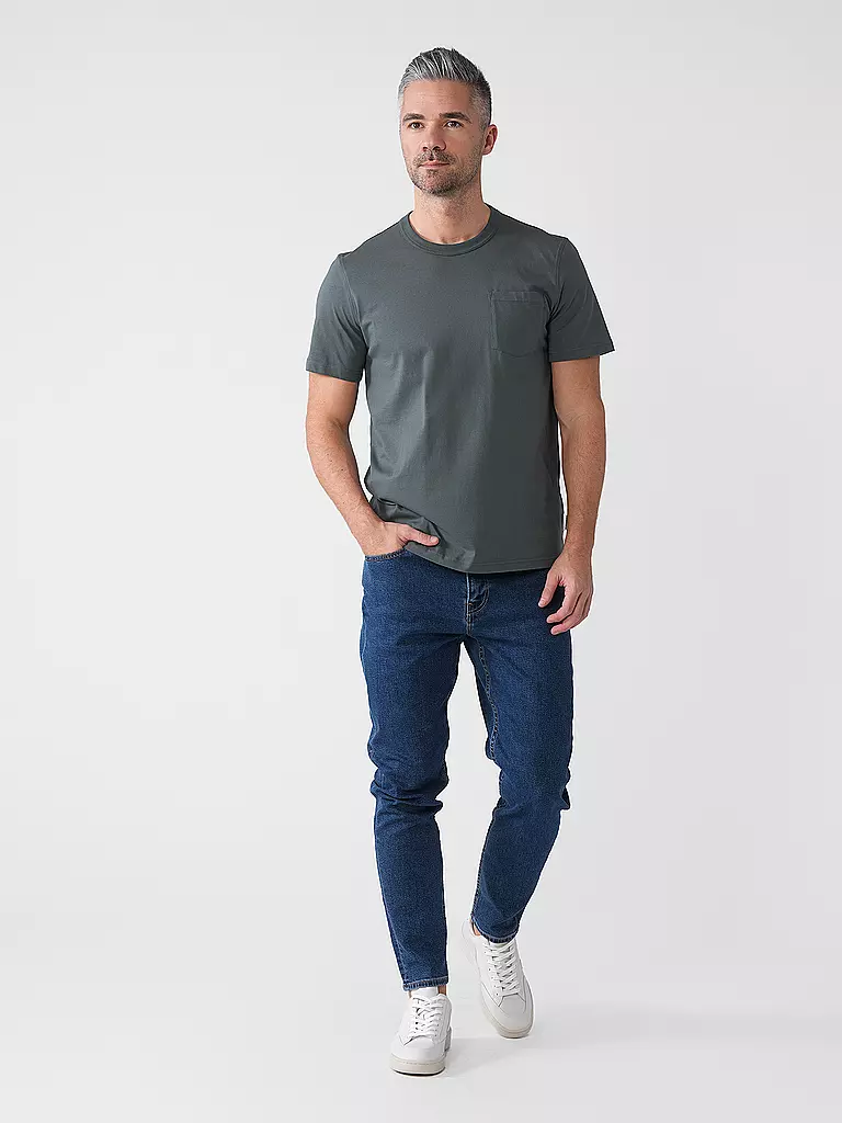 ARMEDANGELS | T-Shirt MAARKOS | Verde scuro