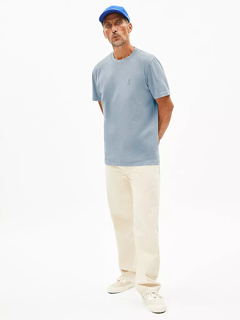 ARMEDANGELS | T-Shirt MAARKOS | Blu
