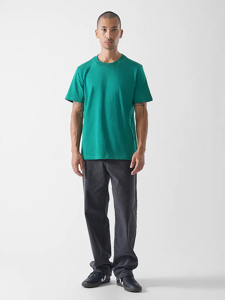 ARMEDANGELS | T-Shirt MAARKOS | Verde scuro