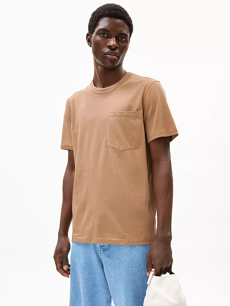 ARMEDANGELS | T-Shirt MAARKOS | Arancione