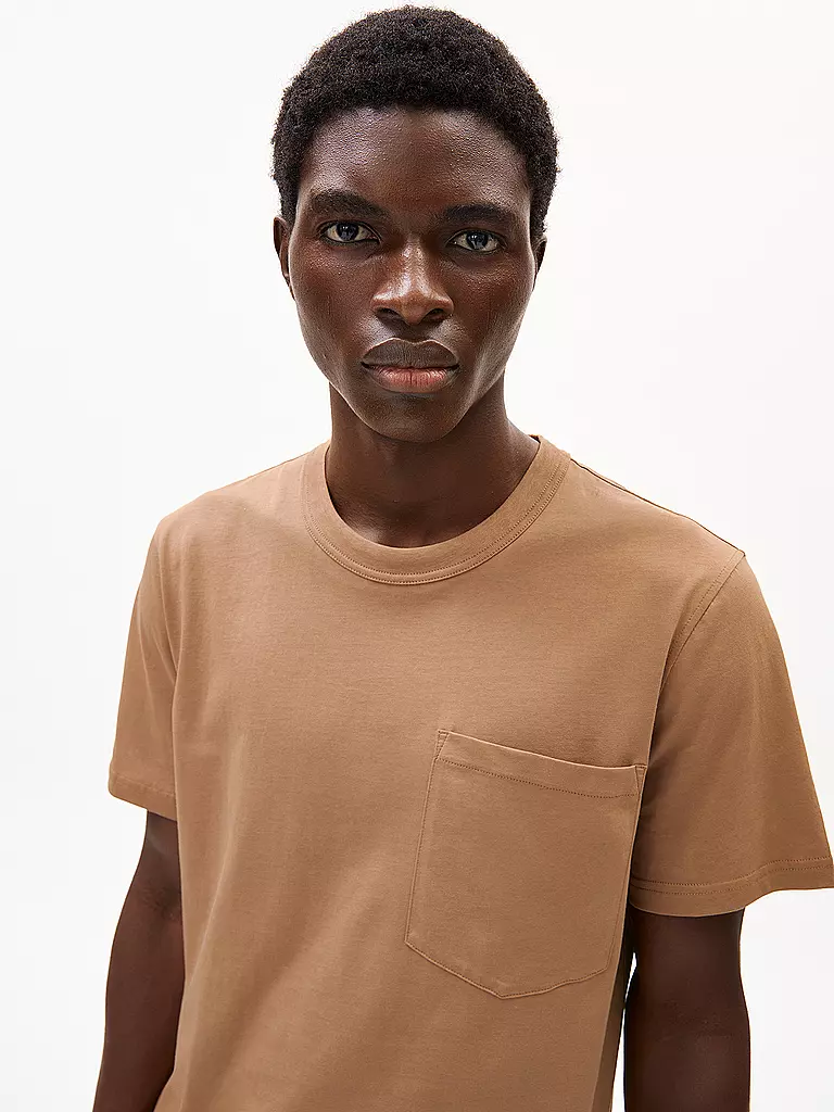 ARMEDANGELS | T-Shirt MAARKOS | Arancione