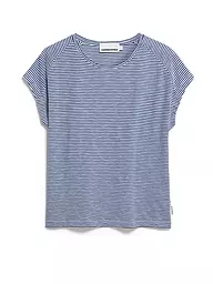ARMEDANGELS | T-shirt ONELIAA LOVELY STRIPES | Blu