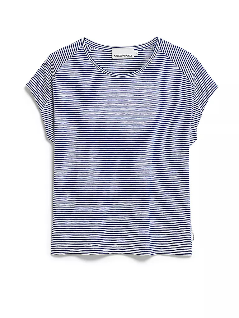 ARMEDANGELS | T-Shirt ONELIAA LOVELY STRIPES | Blu