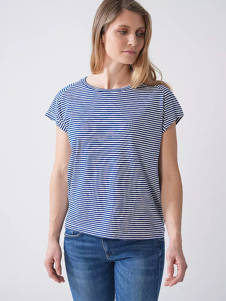 ARMEDANGELS | T-Shirt ONELIAA LOVELY STRIPES | Blu