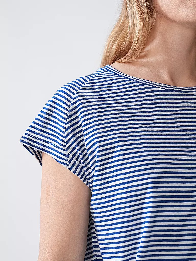 ARMEDANGELS | T-Shirt ONELIAA LOVELY STRIPES | Blu