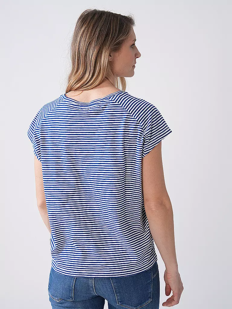 ARMEDANGELS | T-Shirt ONELIAA LOVELY STRIPES | Blu