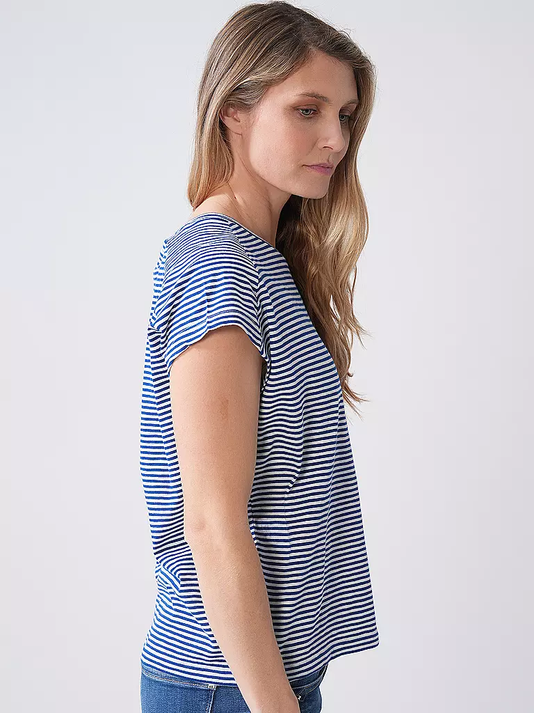 ARMEDANGELS | T-Shirt ONELIAA LOVELY STRIPES | Blu