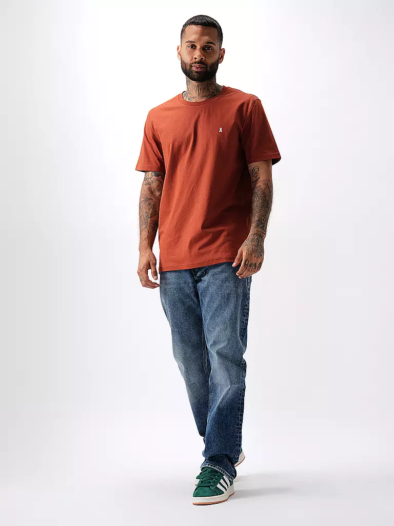 ARMEDANGELS | T-Shirt Relaxed Fit LAARON | Arancione
