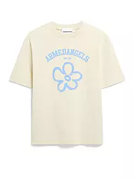ARMEDANGELS | T-shirt TARJAA LOGO FLOWAA | Crema