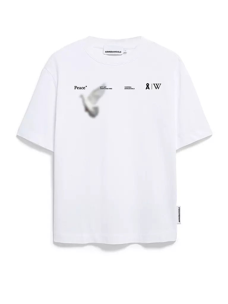 ARMEDANGELS | T-Shirt TARJAA WIKIPEDIA | Bianco