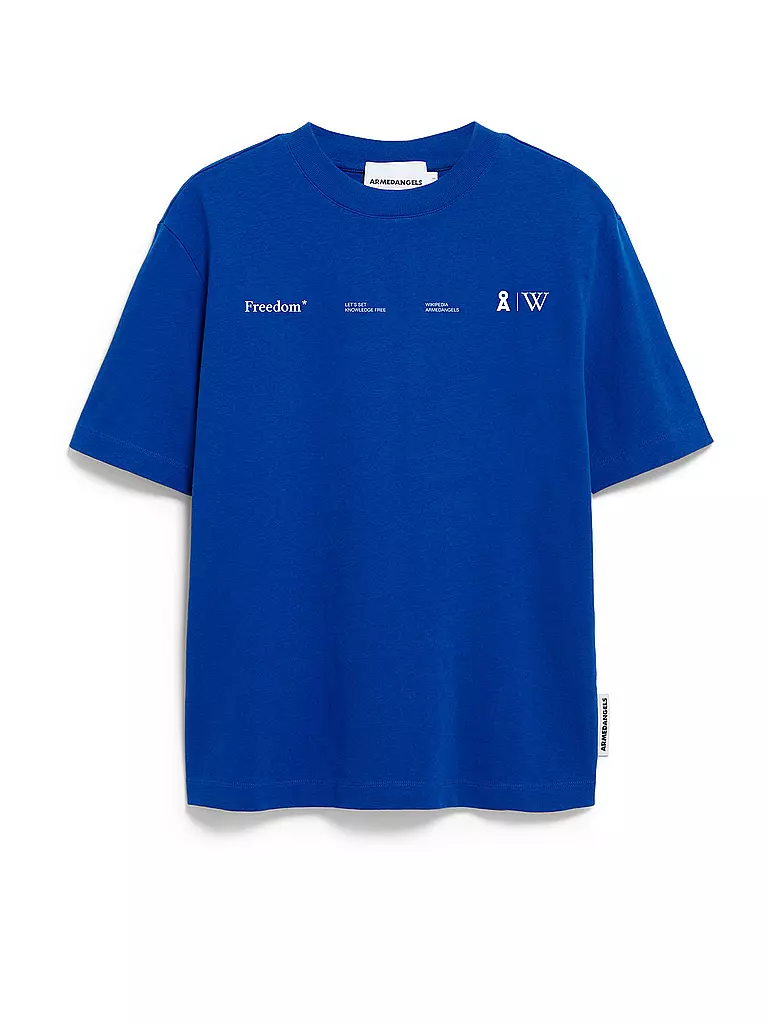 ARMEDANGELS | T-Shirt TARJAA WIKIPEDIA | Blu