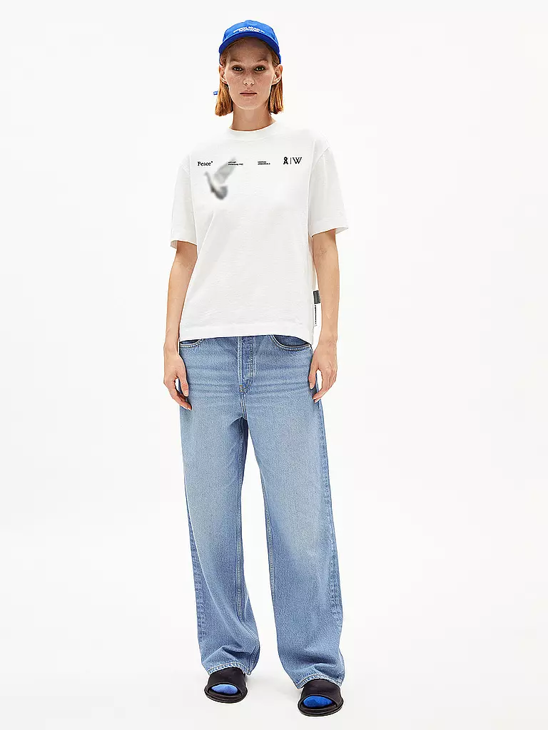 ARMEDANGELS | T-Shirt TARJAA WIKIPEDIA | Bianco