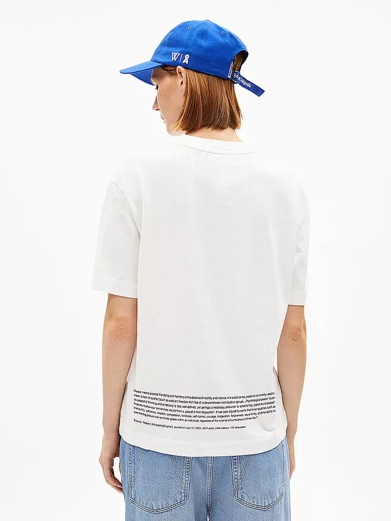 ARMEDANGELS | T-Shirt TARJAA WIKIPEDIA | Bianco