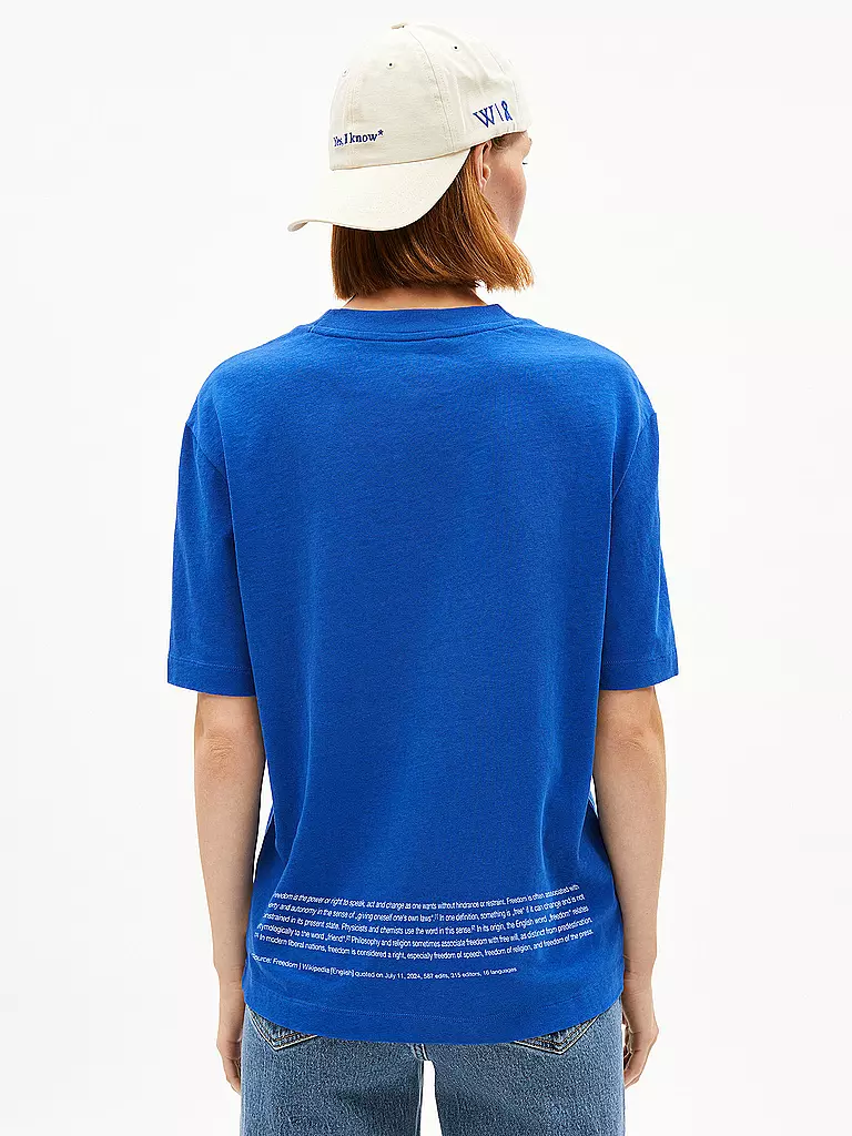 ARMEDANGELS | T-Shirt TARJAA WIKIPEDIA | Blu
