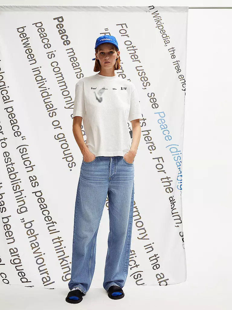 ARMEDANGELS | T-Shirt TARJAA WIKIPEDIA | Bianco
