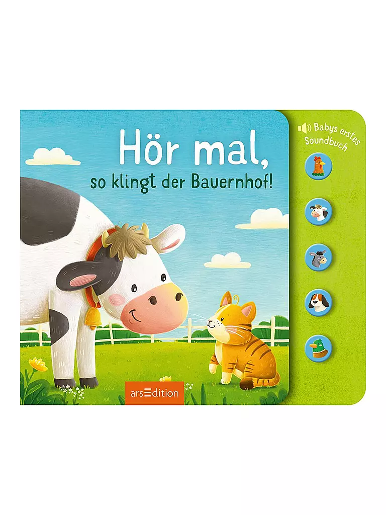 ARS EDITION VERLAG | Babysoundbuch - Ascolta, ecco i suoni della fattoria! | Senza colore