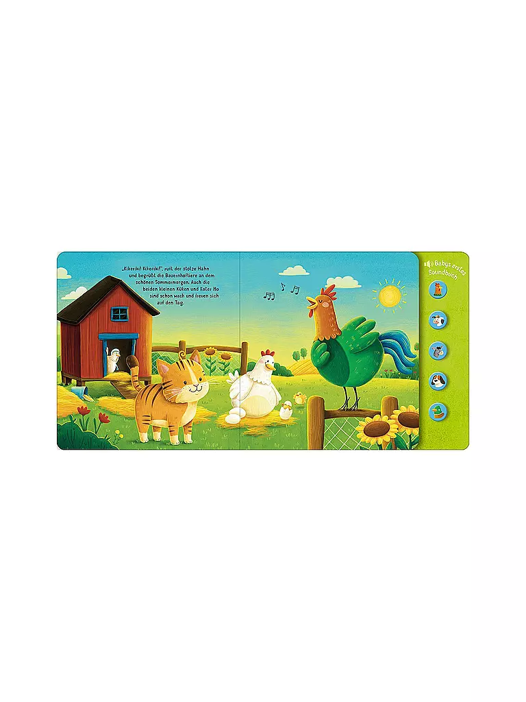 ARS EDITION VERLAG | Babysoundbuch - Ascolta, ecco i suoni della fattoria! | Senza colore