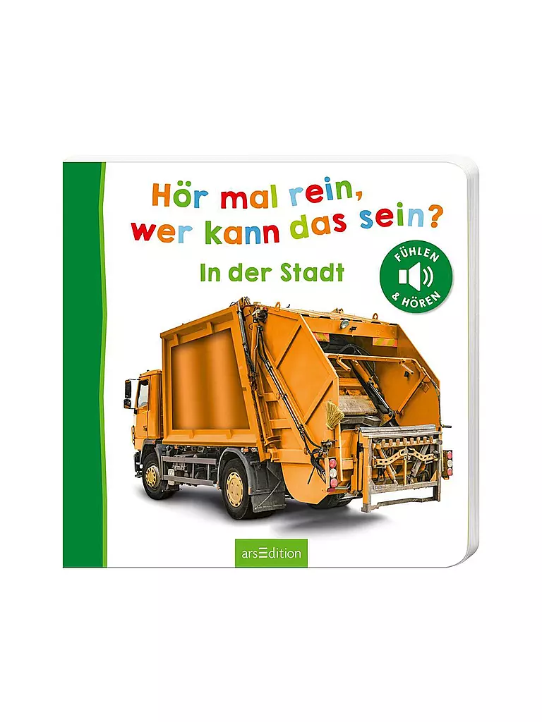 ARS EDITION VERLAG | Libro - Ascolta, chi può essere? - In città | Senza colore