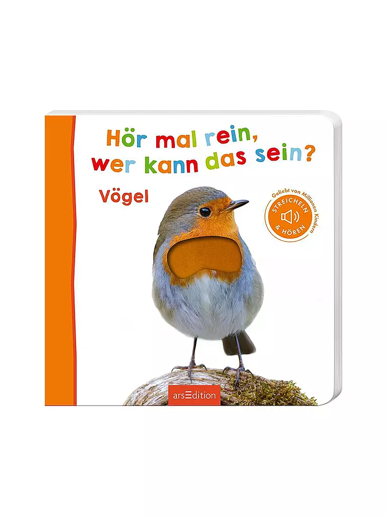 ARS EDITION VERLAG | Libro - Ascolta, chi può essere? - Uccelli | Senza colore
