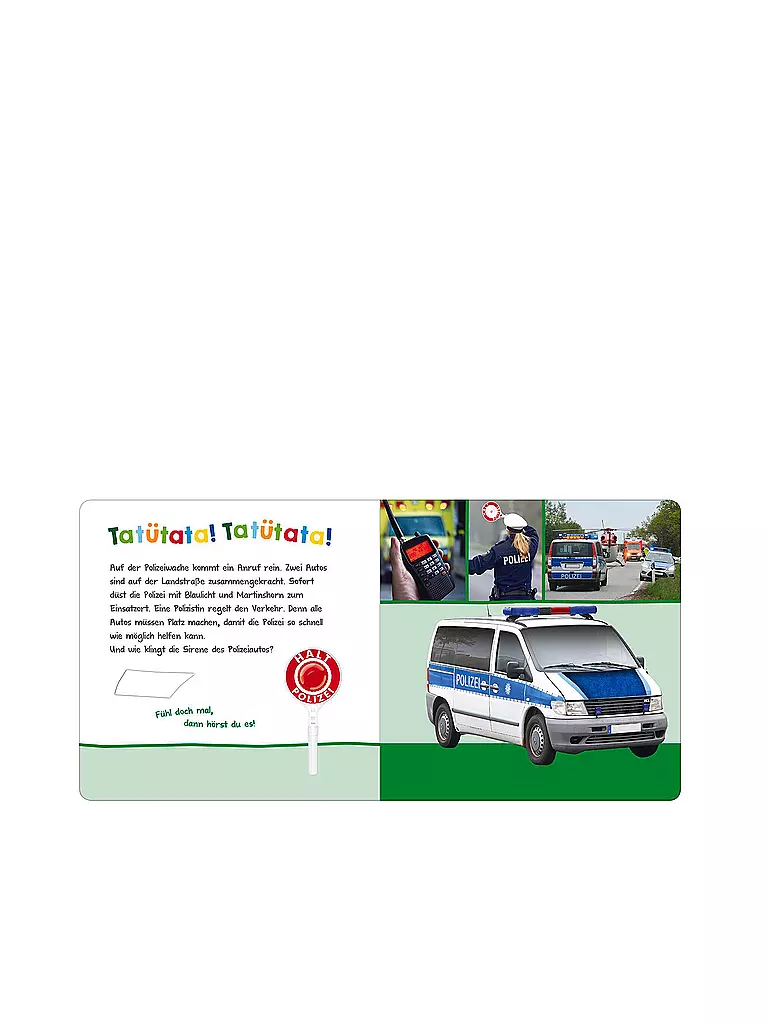 ARS EDITION VERLAG | Libro - Ascolta, chi può essere? Alla polizia | Senza colore