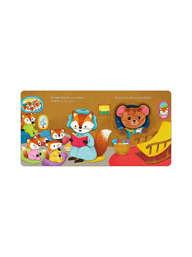 ARS EDITION VERLAG | Libro - Il mio libro con marionetta da dito parlante: Cosa dice l'orso? | Senza colore