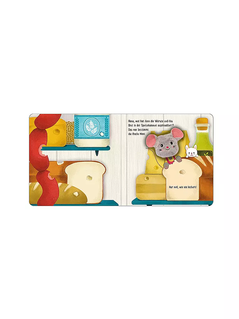 ARS EDITION VERLAG | Libro - La mia marionetta da dito parlante: Cosa dice il topo? | Senza colore