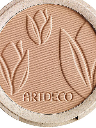 ARTDECO GREEN COUTURE | Fondotinta compatto Natural Finish (3 Warm Honey)