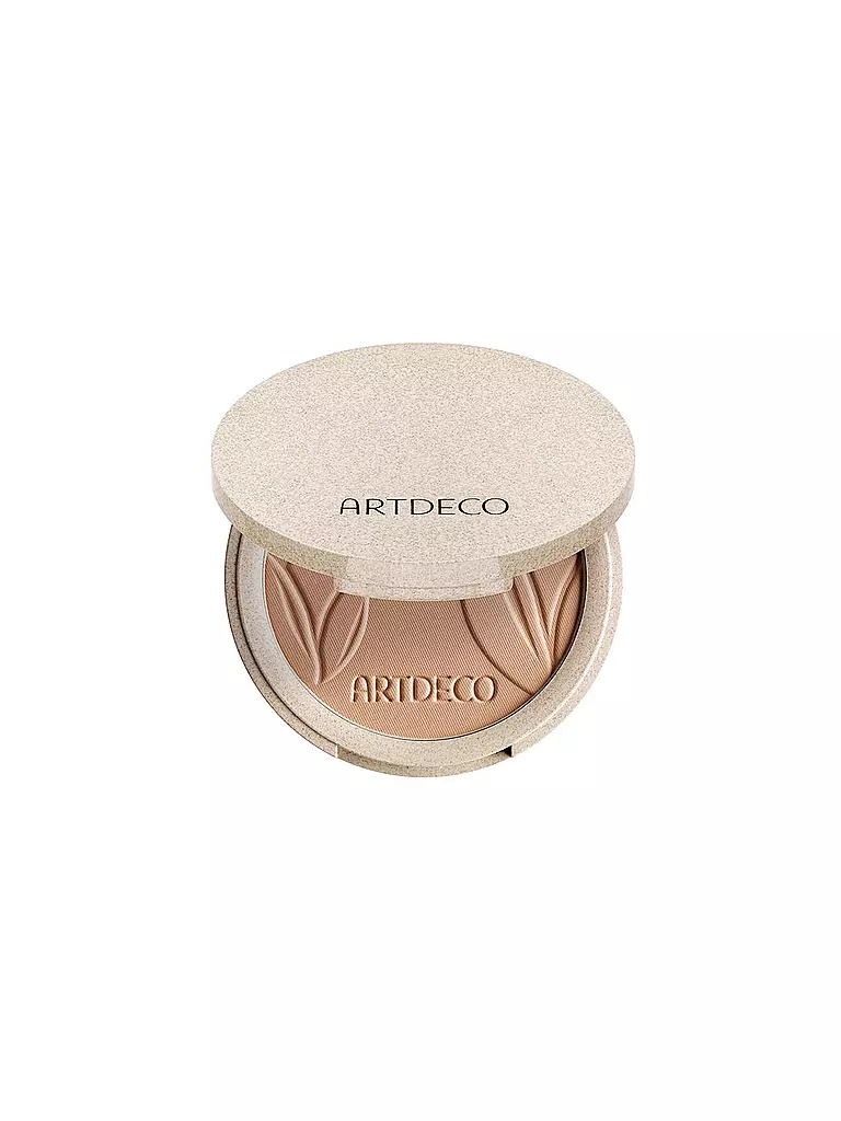 ARTDECO GREEN COUTURE | Fondotinta compatto Natural Finish (3 Warm Honey) | Marrone