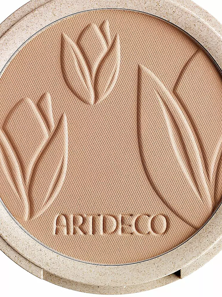 ARTDECO GREEN COUTURE | Fondotinta compatto Natural Finish (3 Warm Honey) | Marrone