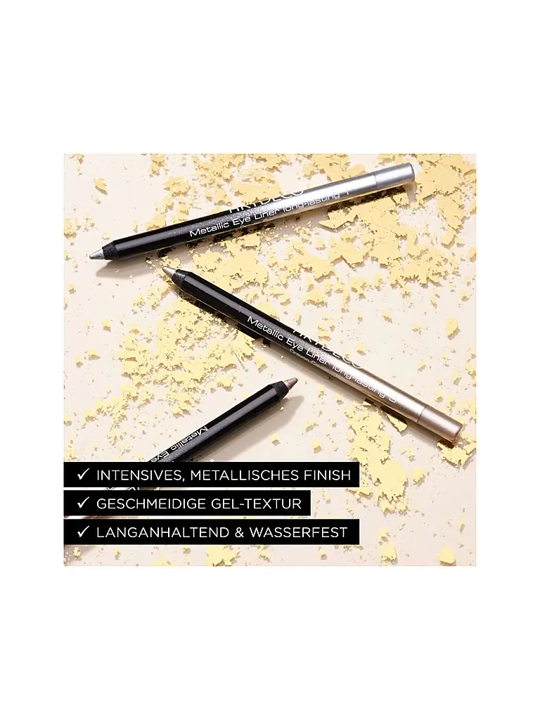 ARTDECO | Metallic Eye Liner Long-Lasting (33 Metallic Universe) | Argento