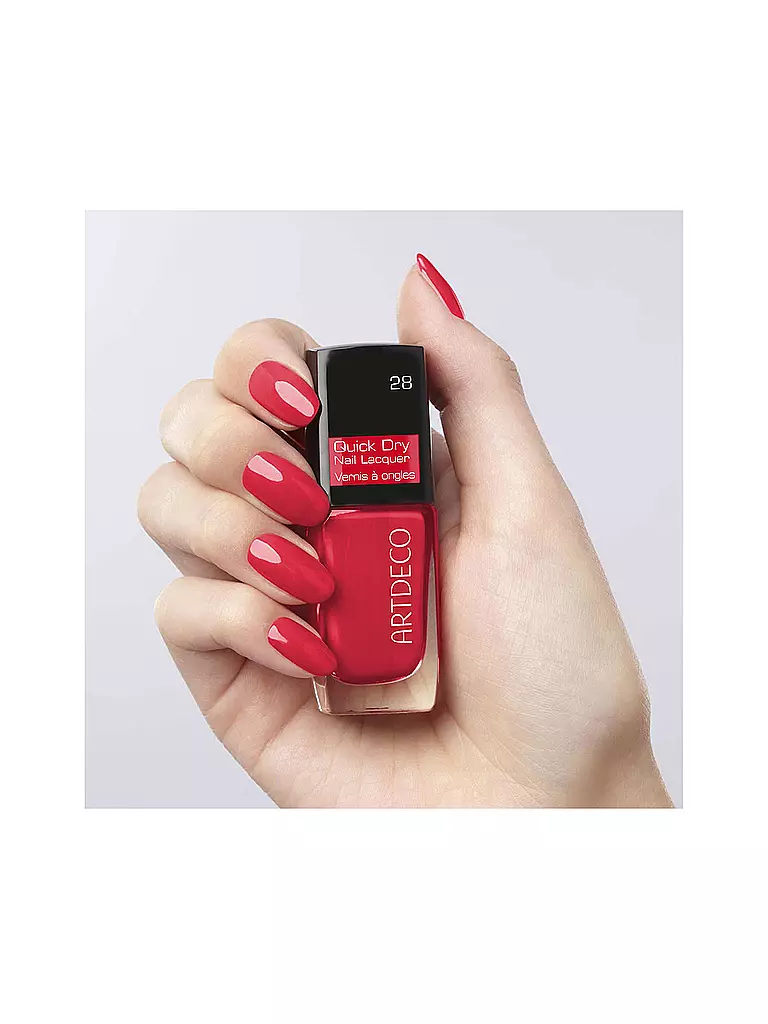 ARTDECO | Smalto per unghie - Quick Dry Nail Lacquer (28 cranberry syrup) | Rosso