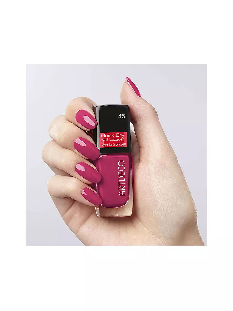 ARTDECO | Smalto per unghie - Quick Dry Nail Lacquer (45 raspberry tart) | 