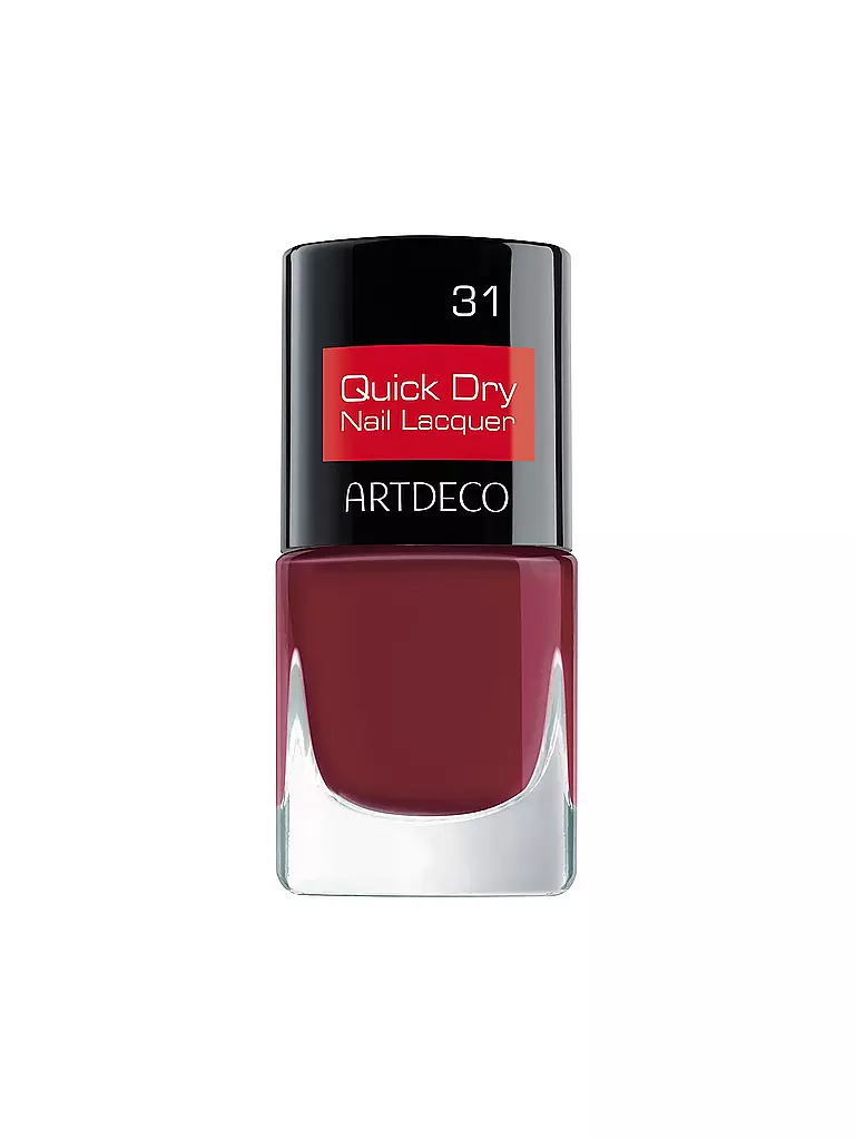 ARTDECO | Smalto per unghie a asciugatura rapida (31 Confident Red) | Rosso scuro