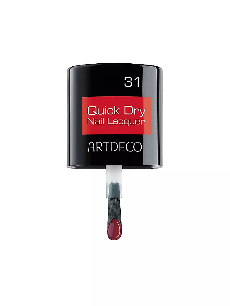 ARTDECO | Smalto per unghie a asciugatura rapida (31 Confident Red) | Rosso scuro