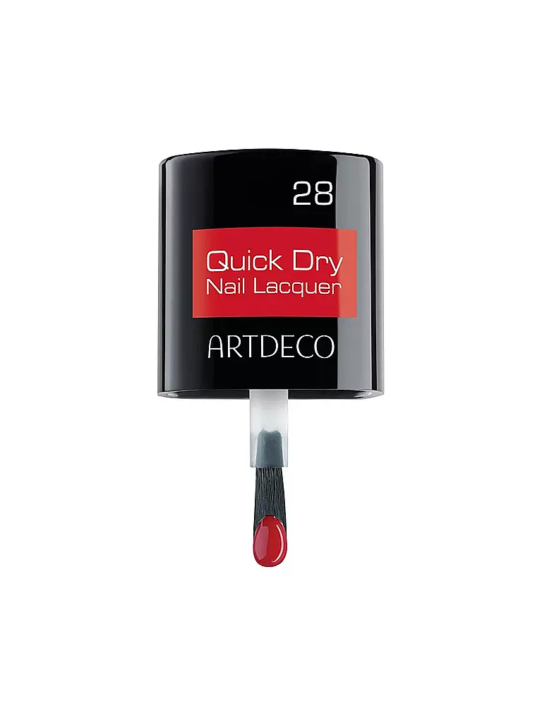 ARTDECO | Smalto per unghie ad asciugatura rapida (28 Sciroppo di mirtilli rossi) | Rosso scuro