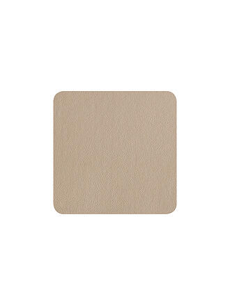 ASA SELECTION | Sottobicchieri effetto pelle 10x10cm set da 4 Stone