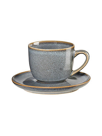 ASA SELECTION | Tazza da espresso con piattino 0,09l Saisons Denim