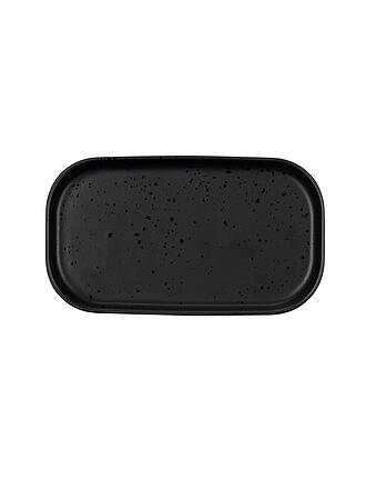 ASA SELECTION | Piatto da snack ovale 15x8,5 cm Coppa Kuro/Nero