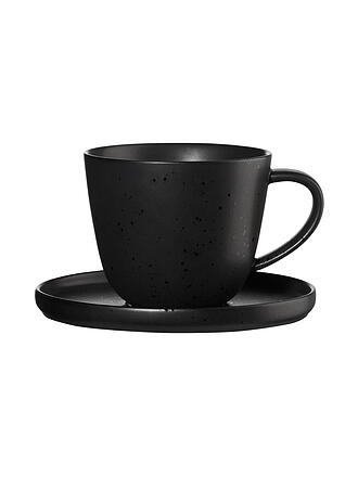 ASA SELECTION | Tazza da caffè con piattino 0,25l Coppa Kuro/Nero