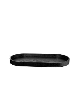 ASA SELECTION | Vassoio in legno ovale 35,5x16,5cm Nero