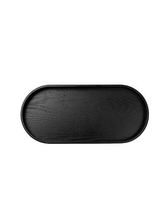 ASA SELECTION | Vassoio in legno ovale 35,5x16,5cm Nero
