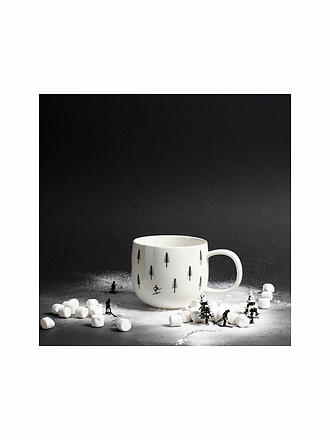 ASA SELECTION | Tazza con manico SKIING 400ml Joy / Snow Tracks