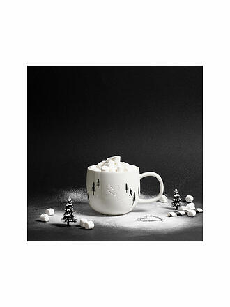 ASA SELECTION | Tazza con manico HEART IN SNOW 400ml Joy / Snow Tracks
