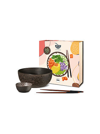 ASA SELECTION | Ciotola per cereali 3 pz. POKE BOWL Mangosteen Brown