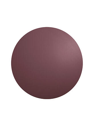 ASA SELECTION | Tovaglietta americana 38cm rotonda effetto pelle prugna