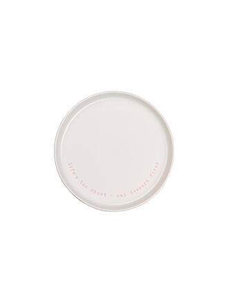 ASA SELECTION | Piatto da dessert LIFE IS TOO SHORT 22cm Rosa
