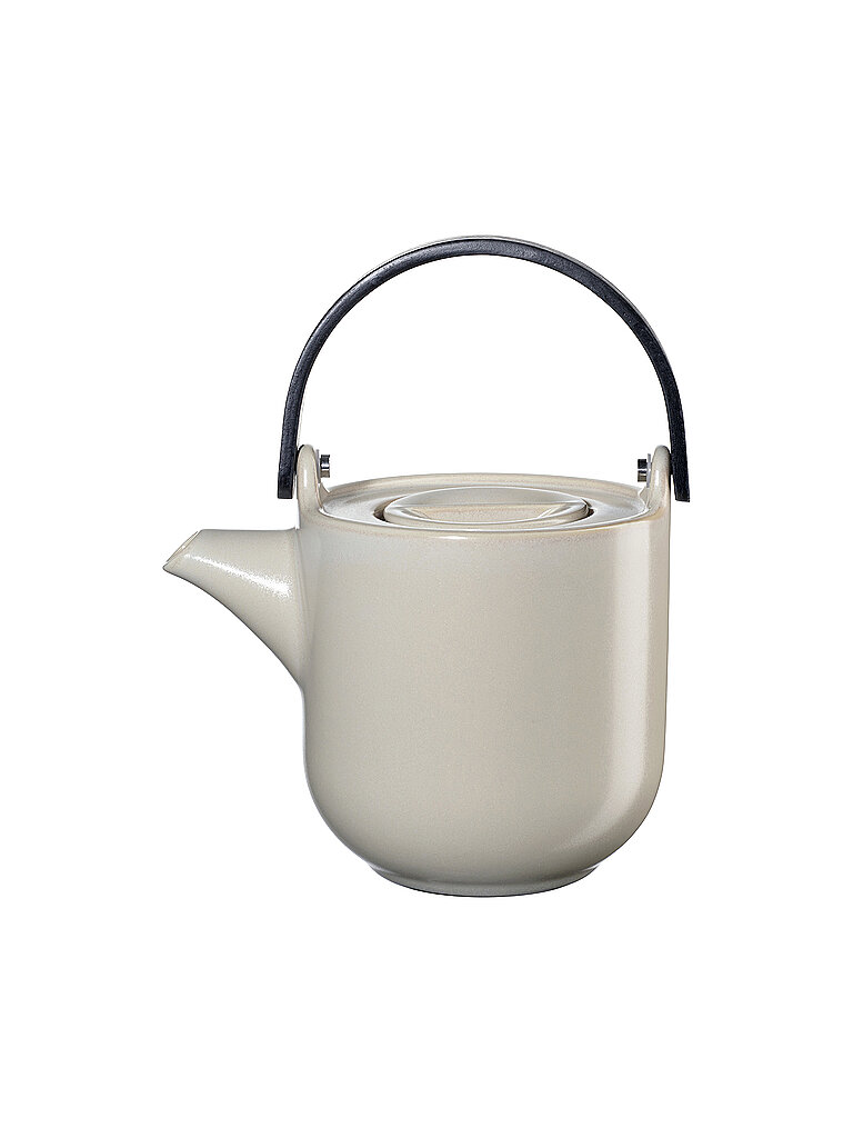 Teiera con manico in legno COPPA 0,6l Tofu beige