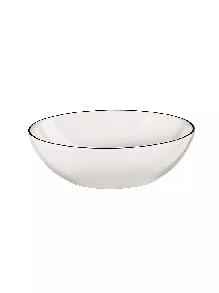 ASA SELECTION | Ciotola "à table ligne noir" 15,5 cm | Bianco